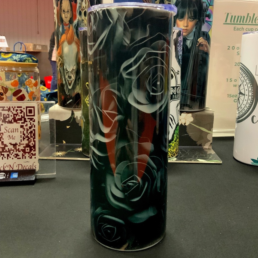 Black Rose Tumbler